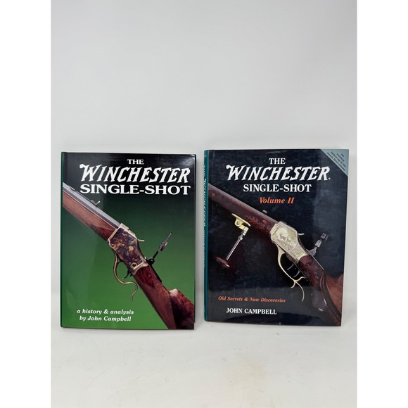 The Winchester Single-Shot Vol I & II John Campbell Hardcover Books Excellent